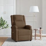 vidaXL Masažna fotelja od tkanine smeđa | shoptok.hr