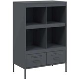 vidaXL Visoka omara antracit 68x39x101,5 cm hladno valjano jeklo | Shoptok.si