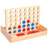 Igra 4 u nizu 24 x 15 x 4 cm od masivnog drva
