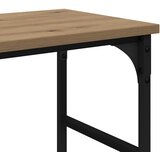  Konzolna stolica s policom Umjetnički hrast 150 x 29 x 76,5 cm | Eponuda.com
