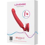 Lovense Mission 2 - pametni vibrator s vakuumskom bazom (crveni) | shoptok.hr