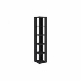 Hanah home polica za knjige nati corner black wood | Eponuda.com