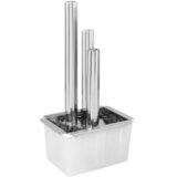  Vrtna fontana srebrna 48 x 34 x 88 cm od nehrđajućeg čelika | shoptok.hr