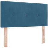 vidaXL LED Headboard S Cvetličnim Naborom Temno Modra 100 cm Žamet, (22051555) | Shoptok.si