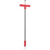 vidaXL Odstranjivač korova crveno-sivi 93 5 cm čelik obložen prahom Cijene