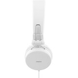 Streetz H300 Slušalke z mikrofonom, zložljive, 3,5 mm priključek, 1 gumb daljinski, 1,5 m, bele | Shoptok.si
