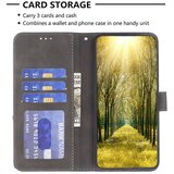 INORCO Usnjena torbica za telefon s stojalom za denarnico z vtisnjenim vzorcem za Nokio C110, (22035527) | Shoptok.si