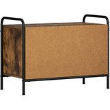  TV ormar 133 x 33 x 50 cm Dimljeni hrast Konstruirano drvo Slike