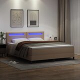  Krevet s opruga kutije s madracem Boja cappuccina 180 x 200 cm | shoptok.hr