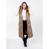 Glano Women's quilted vest - brown | shoptok.hr