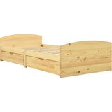 Maison Chic Postelja za odrasle - Posteljni Okvir z 2 predaloma trdna borovina 90x200 cm, (22082443) | Shoptok.si