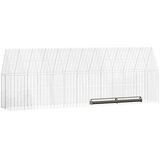  Kletka za piščance 2 pcs srebrna 600 x 100 x 210 cm, (5000204326) | Shoptok.si