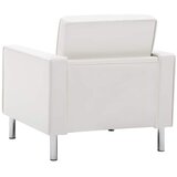 vidaXL Fotelja bijela 75x70x75 cm umjetna koža | shoptok.hr