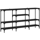  Konzolna stolica Crni hrast 160 x 29 x 80 cm Konstruirano drvo | shoptok.hr