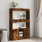 vidaXL Visoka komoda boja hrasta 92x33x140 cm od konstruiranog drva Cijene