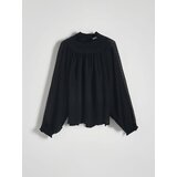 Reserved bluza iz viskoze - črna Cene