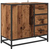 vidaXL Kupaonski ormarić za sudoper Staro drvo 65 x 33 x 60 cm | shoptok.hr