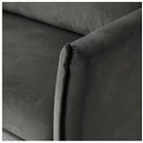 Ropez Tamno siva baršunasti sofa 203 cm Juli – | shoptok.hr