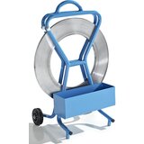 ratioform Odvijalnik za jekleni trak, za posebni kolut, širina traku 16 mm, pomična izvedba z odlagalnim predalom | Shoptok.si