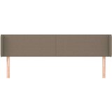  Vzglavje z ušesi taupe 163x16x78/88 cm blago, (20933474) | Shoptok.si