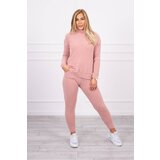 Kesi Two-piece set of alpaca sweaters dark powder pink Cene