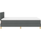  Krevet s podlogom s madracem Tamnosivi 120x200 cm Tkanina | shoptok.hr