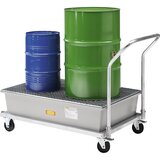Cemo Pomična prestrezna kadica iz fiberglasa, z jekleno rešetko, DxŠxV 1090 x 860 x 1080 mm | Shoptok.si