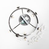  Brilagi - LED plafonski luster MILLA 10xG9/3W/230V crni hrom/zadimljeno staklo | Eponuda.com