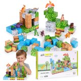  Set magnetnih konstrukcijskih kockica za djecu, 114 dijelova – dinosauri | shoptok.hr