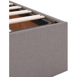  Konstrukcija postelje s shranjevanjem Taupe 160 x 200 cm blago | Shoptok.si