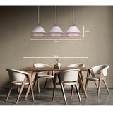  Duolla - Visilica na sajli AVIGNON 3xE27/15W/230V bela/bež | Eponuda.com
