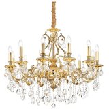 Ideal Lux kristalni luster na lancu gioconda 12xE14/40W/230V prečnik 90 cm zlatna | Eponuda.com