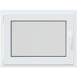  Okno za klet RISOR 80 x 50 cm PVC in steklo Bela, (5000215203) | Shoptok.si