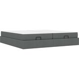  Okvir kreveta s madracem s madracem 2 pcs Siva nijansa tkanina | shoptok.hr