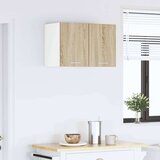 vidaXL viseći ormarić riga 2 pcs sonoma hrast i bijela 30 x 31 x 40 cm | shoptok.hr