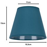  duolla - abažur za stonu lampu sofia xs E14, prečnika 18,5 cm, tirkizna | Eponuda.com