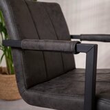 MID.YOU SET NASLANJAČEV, kovina, tekstil antracit | Shoptok.si
