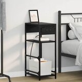  Noćni ormar Crni hrast 40 x 27 x 76 cm Konstruirano drvo | shoptok.hr