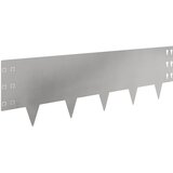  Ograda oko Travnjaka 20 pcs 100 x 30 cm Čelik Srebrna | shoptok.hr