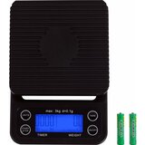 INF Digitalna kuhinjska/kavna tehtnica 3 kg/0,1 g natančno Black, (21236410) | Shoptok.si