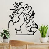 Opviq zidna dekoracija Dolce Vita 2, 50x56 cm, 1.5 mm, Crna Cene