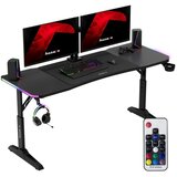 Hero 4.6 RGB crni igraći stol 160 cm | shoptok.hr