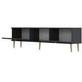 Hanah home tv polica line anthracite gold