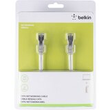 Belkin A3L981BT10M-H-S RJ45 omrežni kabel\, Patch kabel CAT 6 S/FTP 10.00 m siva z zaščitnim zapornim zatičem 1 kos, (20418295) | Shoptok.si