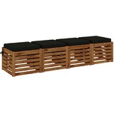  Jastučići za sjedenje SOEST 4 kom. 100% poliester Crna | Shoptok.si