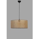 Opviq Örgülü rattan abajurlu tekli Sarkıt avize goldblackbeige chandelier | Eponuda.com