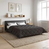  Ljetni pokrivač Antracit 220 x 260 cm Mikrofibra i teddy flis | shoptok.hr