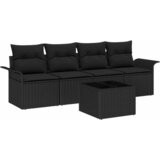  Set sofe 5 kom. Crna poliratan | shoptok.hr