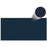 Plutajući PE solarni pokrov za bazen 450 x 220 cm crno-plavi | shoptok.hr