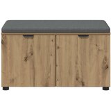  Klupa za cipele s jastučićem Hrast artisan 80 x 38 x 46 cm | shoptok.hr
